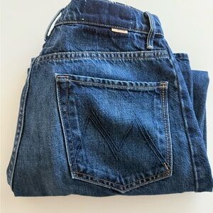 MOTHER Half Pipe High Rise Ankle in Did you bring me anything Wash